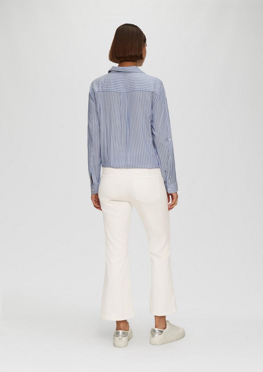S.Oliver Cropped Jeans / Regular Fit / Mid Rise / Flared Leg