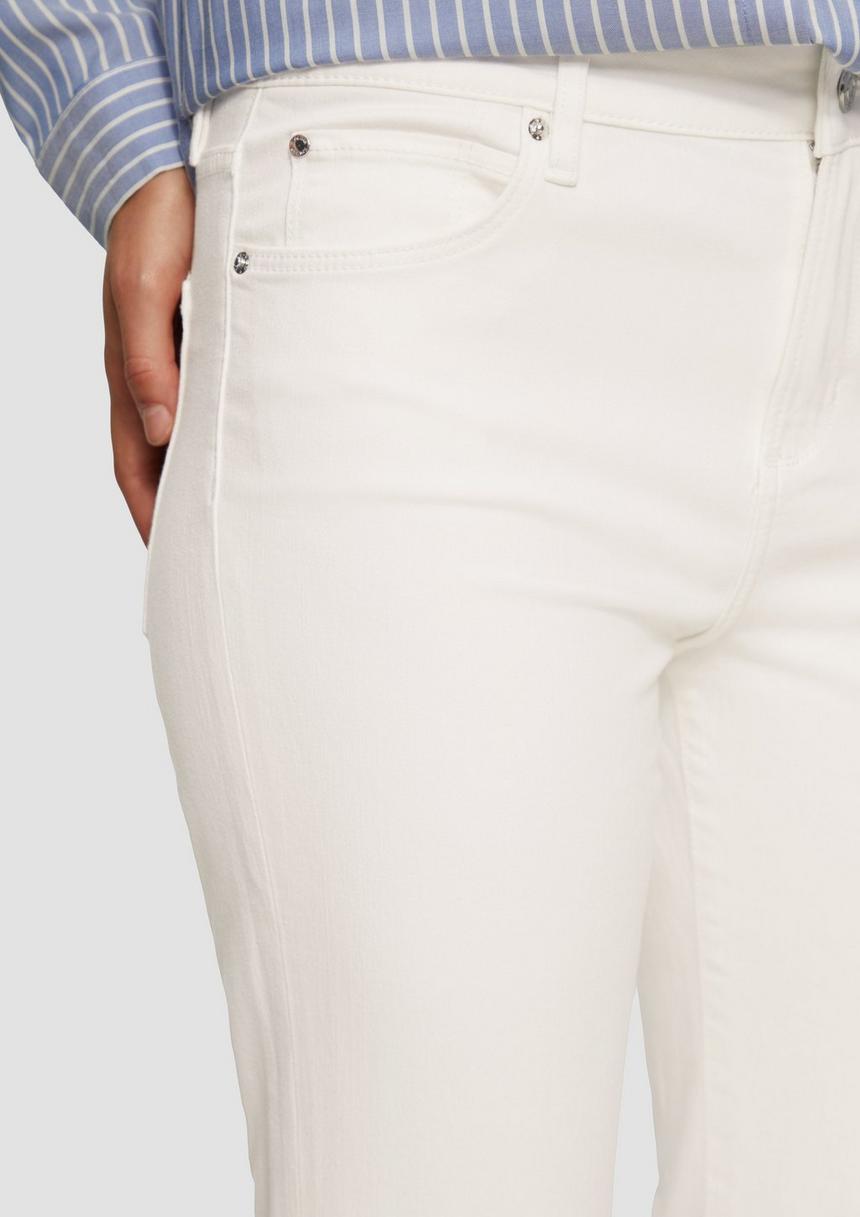 S.Oliver Cropped Jeans / Regular Fit / Mid Rise / Flared Leg