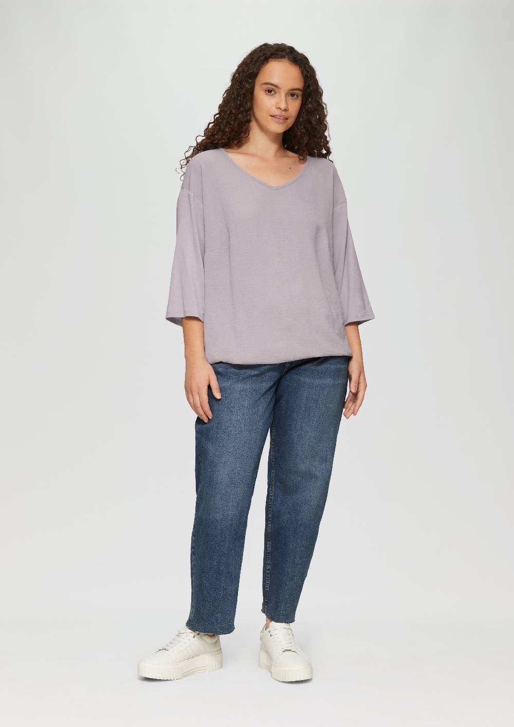 S.Oliver Cropped-Jeans / Slim Fit / Mid Rise / Straight Leg