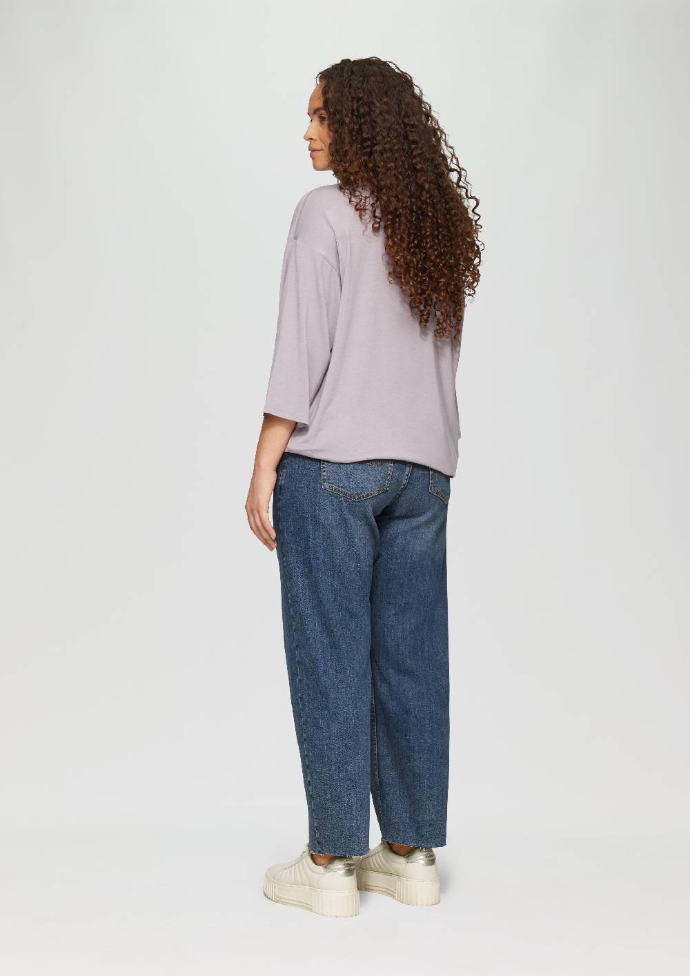 S.Oliver Cropped-Jeans / Slim Fit / Mid Rise / Straight Leg