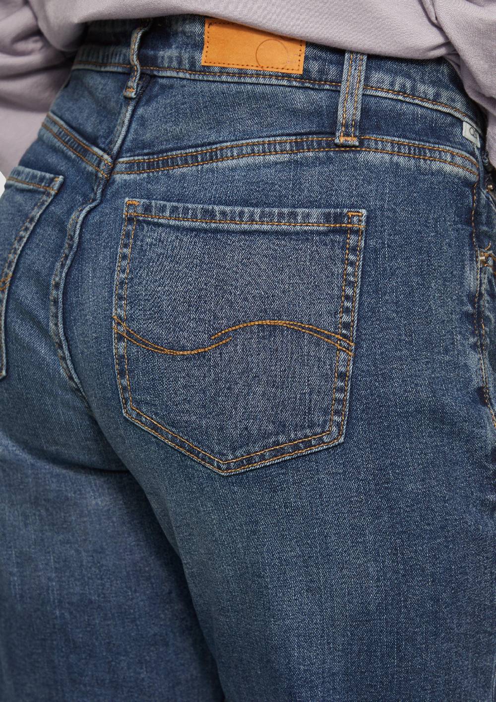 S.Oliver Cropped-Jeans / Slim Fit / Mid Rise / Straight Leg