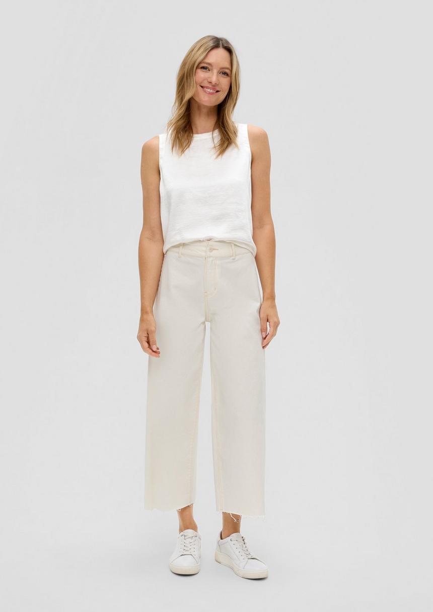 S.Oliver Culotte Jeans Suri / Regular Fit / Mid Rise / Wide Leg