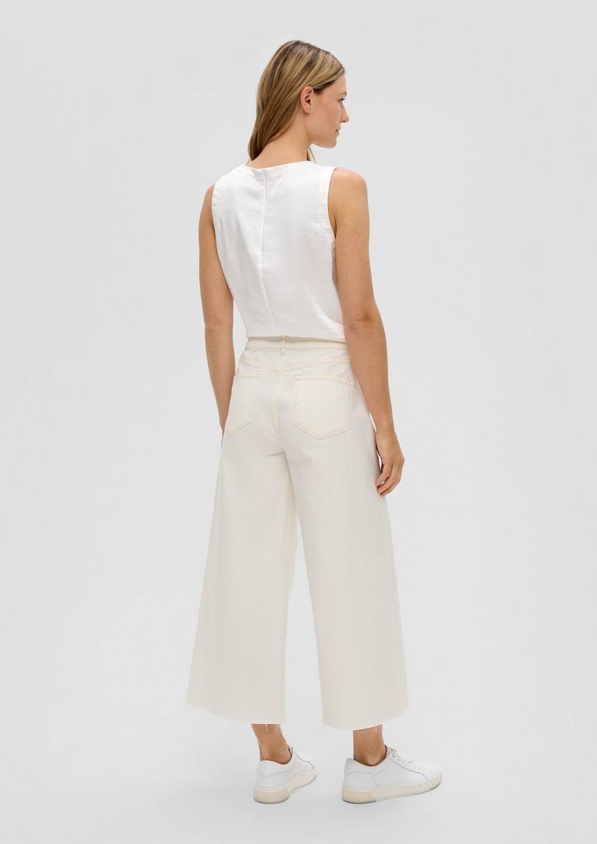 S.Oliver Culotte Jeans Suri / Regular Fit / Mid Rise / Wide Leg