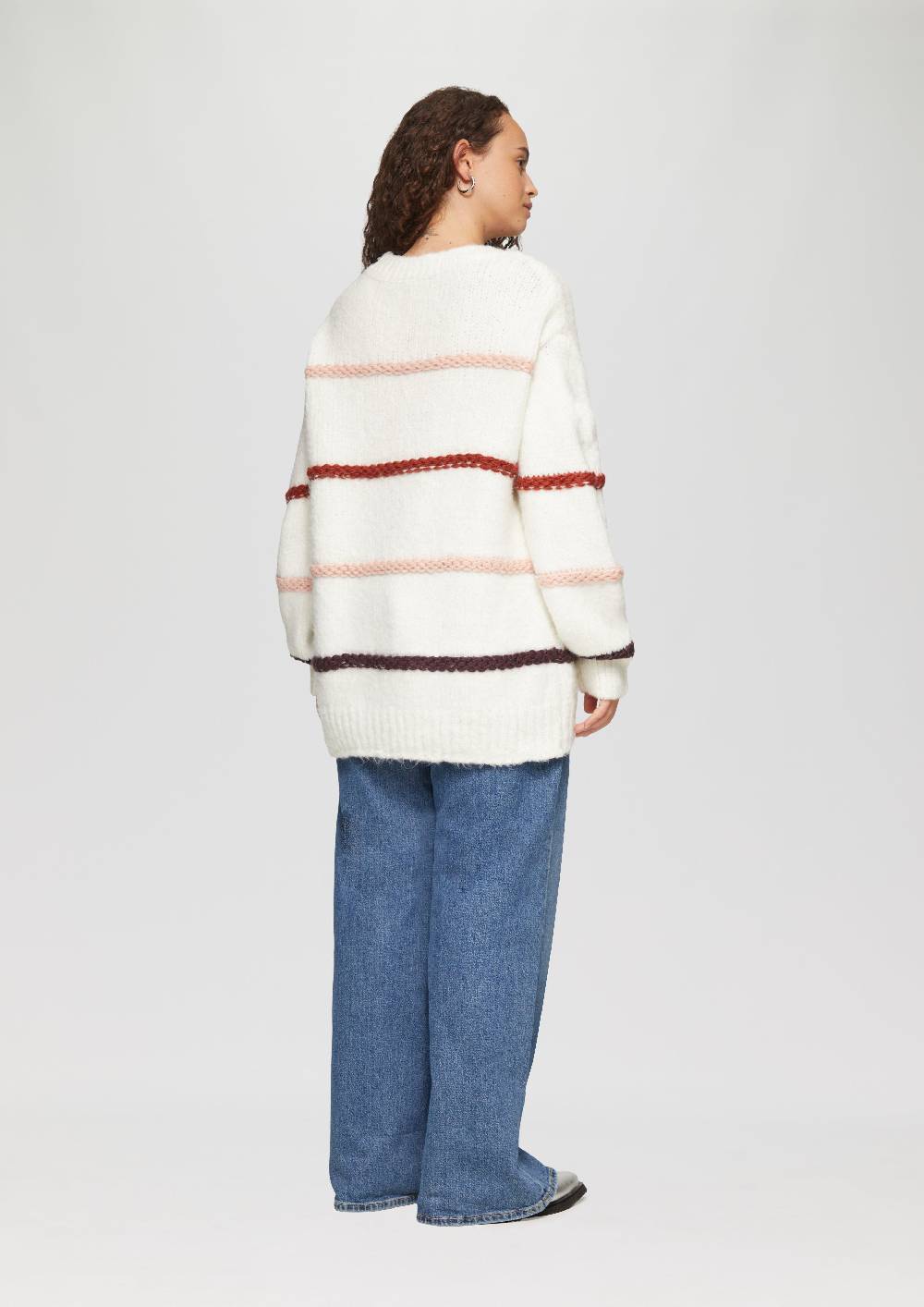 S.Oliver Flauschiger Pullover Mit überschnittenen Schultern