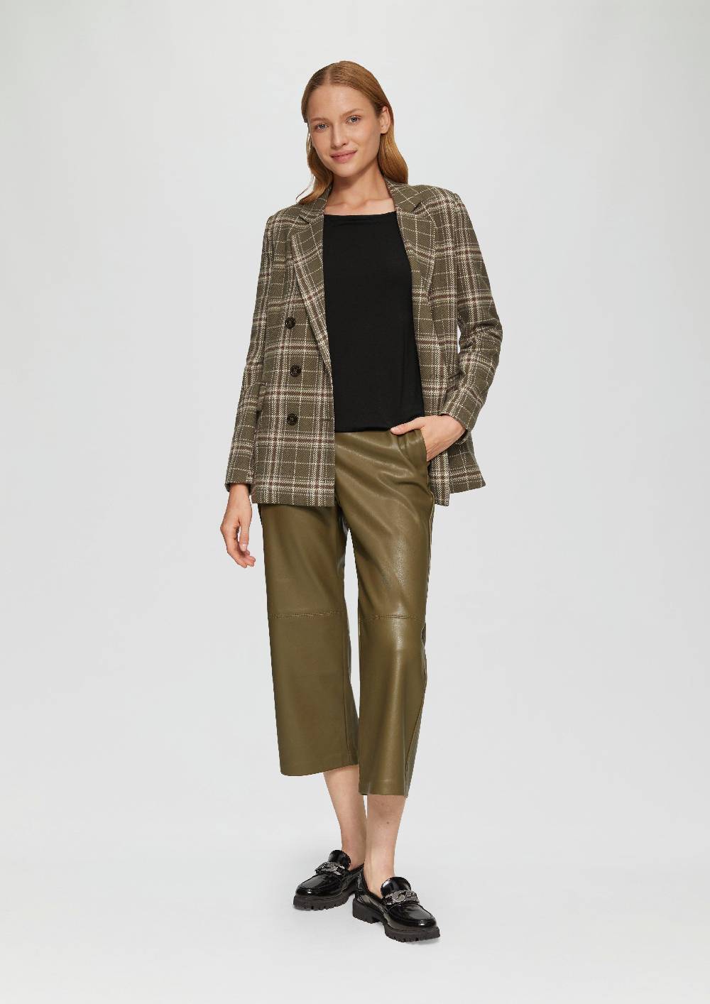 S.Oliver Fließendes Blusenshirt Mit U-Boot-Ausschnitt