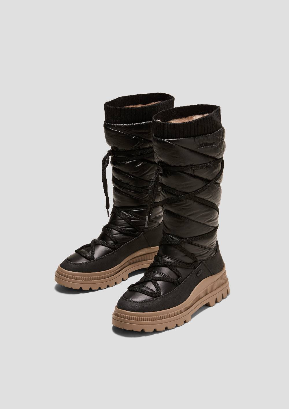 S.Oliver Gefütterte Tex-Stiefel In Glänzender Optik