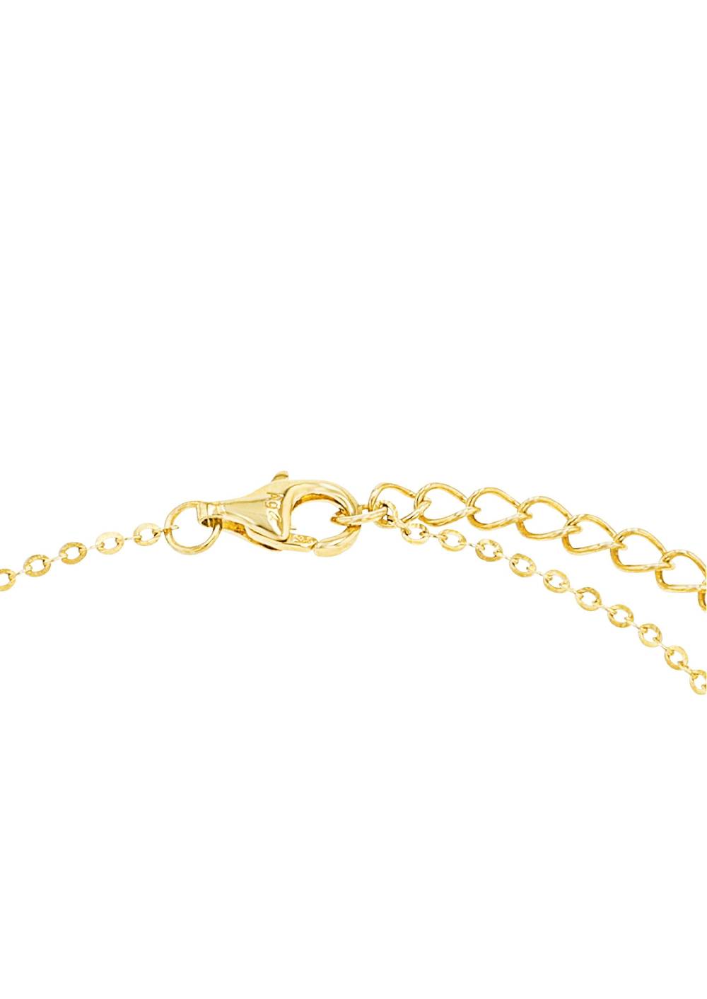 S.Oliver Gelbvergoldete Silber-Armkette Mit Zirkonia-Steinen