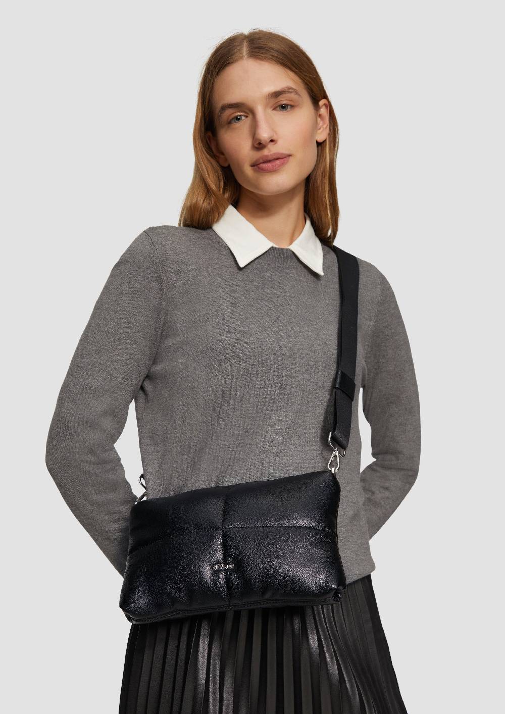 S.Oliver Gesteppte Handytasche Mit Abnehmbarem Crossbody-Gurt