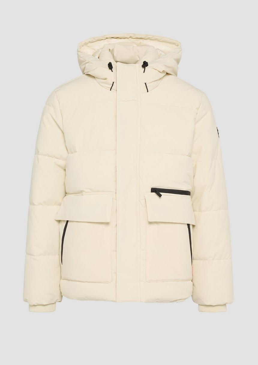 S.Oliver Gesteppte Winterjacke Mit Kapuze Und Innenkragen