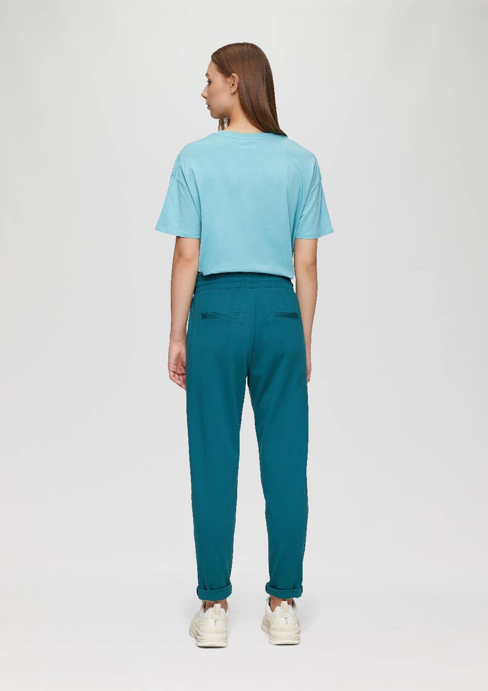 S.Oliver Hose Aus Interlock-Jersey Mit Schmal Zulaufendem Bein