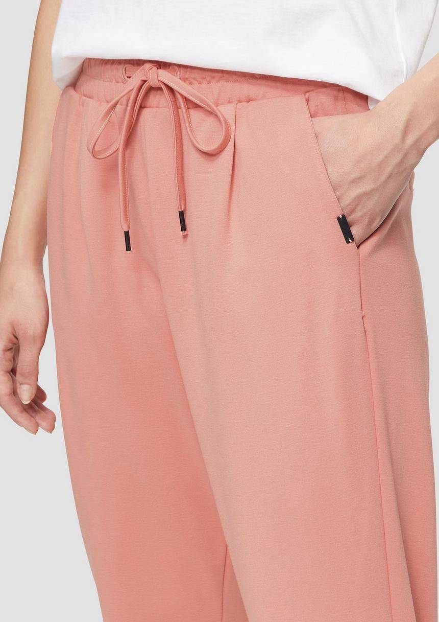 S.Oliver Hose Aus Interlock-Jersey Mit Schmal Zulaufendem Bein