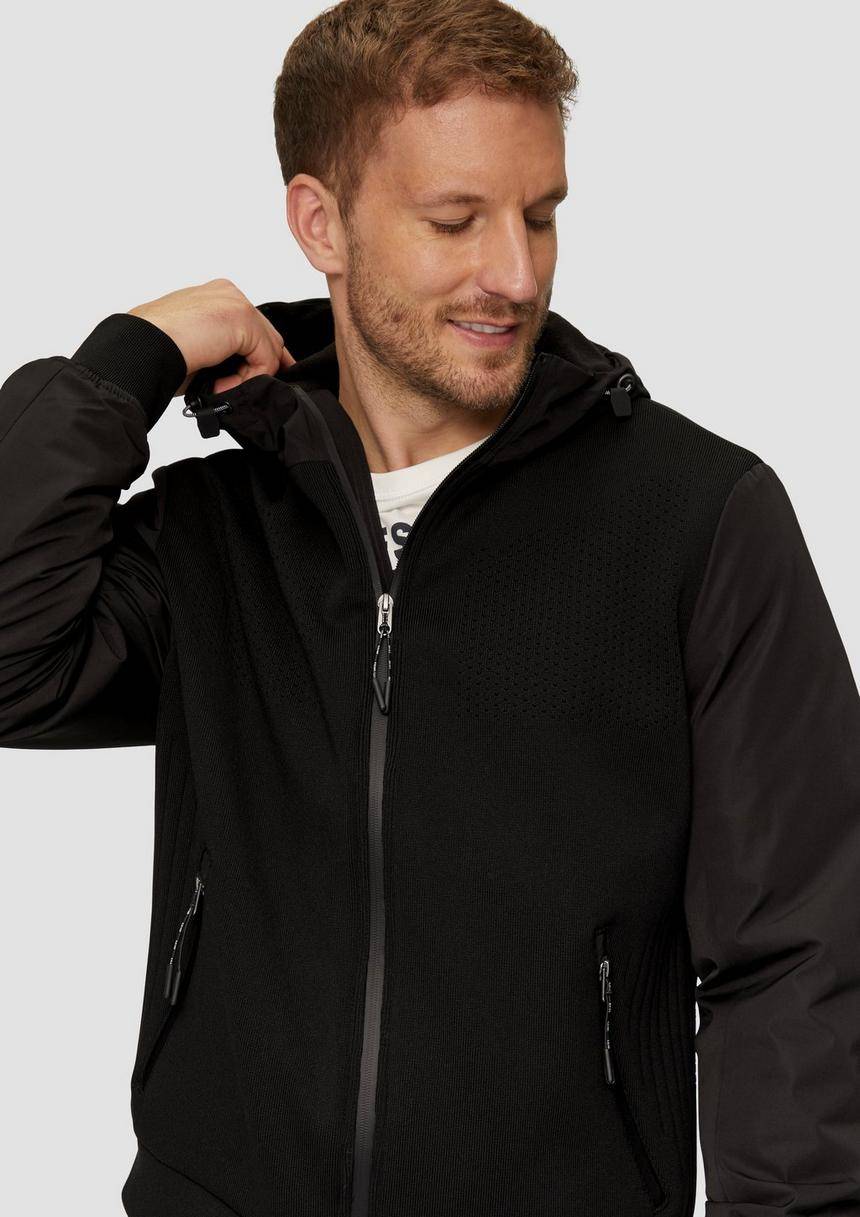 S.Oliver Jacke Mit Innovativem Materialmix Und Kapuze