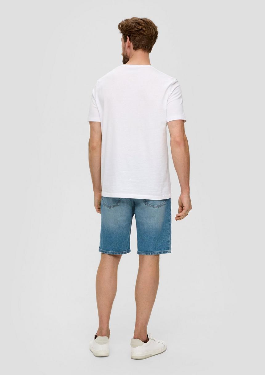 S.Oliver Jeans-Bermuda / Regular Fit / High Rise / Straight Leg