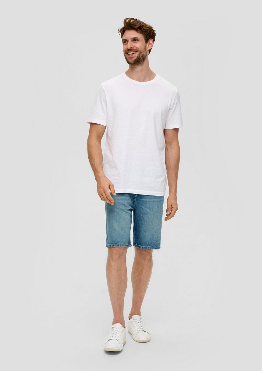 S.Oliver Jeans-Bermuda / Regular Fit / High Rise / Straight Leg