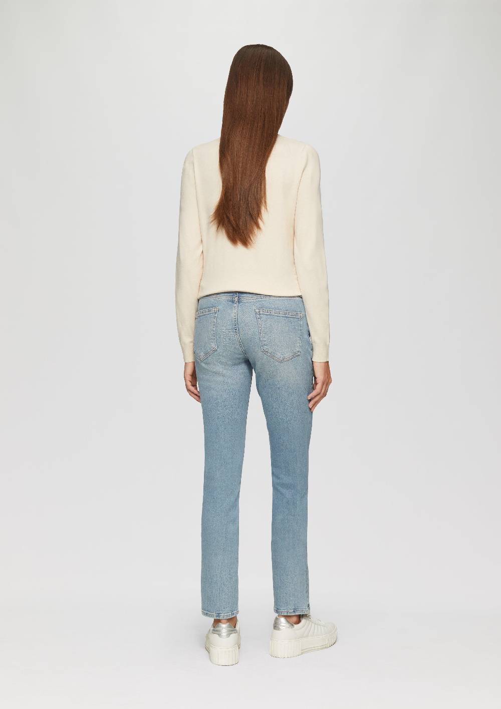 S.Oliver Jeans Betsy / Slim Fit / Mid Rise / Slim Leg / Mit Seitlichem Nahtdetail