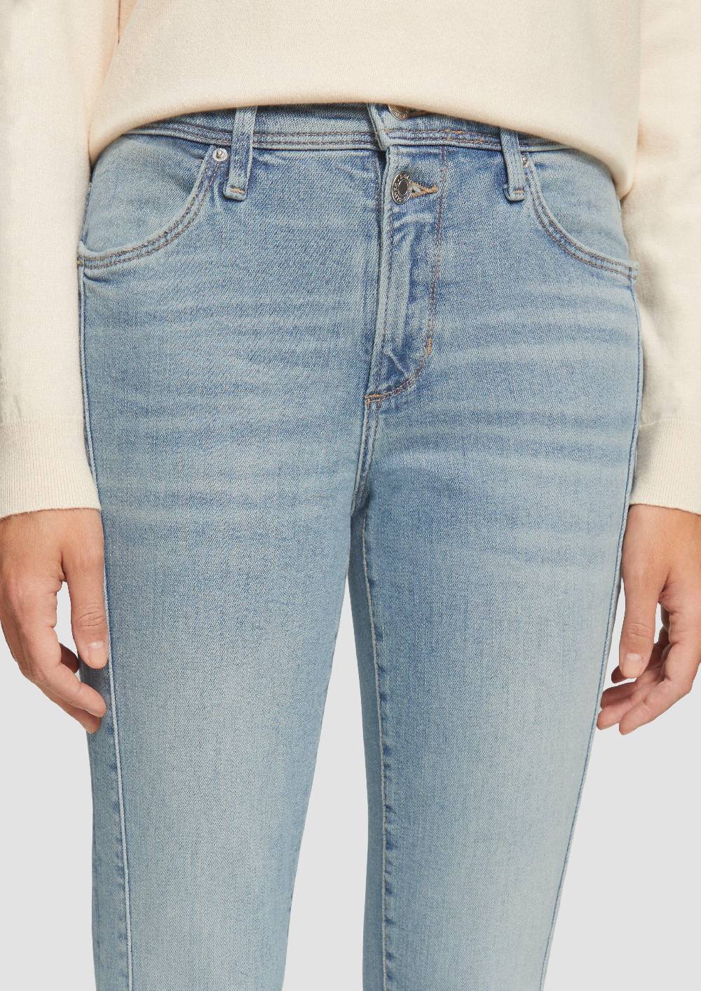 S.Oliver Jeans Betsy / Slim Fit / Mid Rise / Slim Leg / Mit Seitlichem Nahtdetail