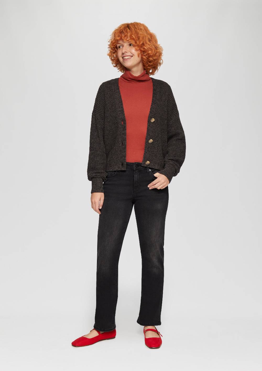 S.Oliver Jeans Catie / Slim Fit / Mid Rise / Straight Leg