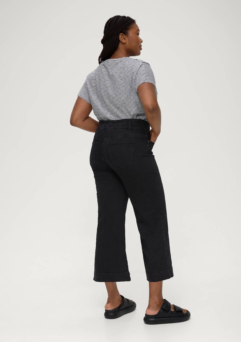 S.Oliver Jeans-Culotte / Regular Fit / Mid Rise / Wide Leg