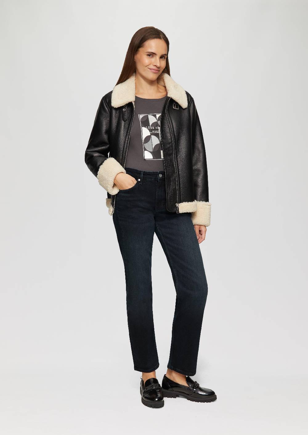 S.Oliver Jeans Karolin / Regular Fit / Mid Rise / Straight Leg