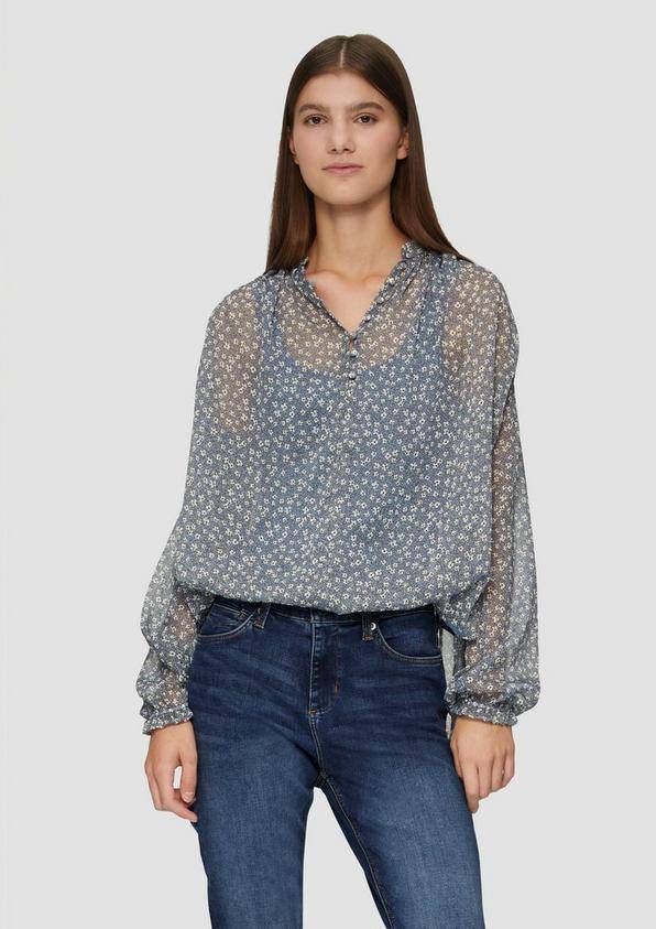 S.Oliver Jeans Reena / Slim Fit / High Rise / Flared Leg / Doppelter Bund