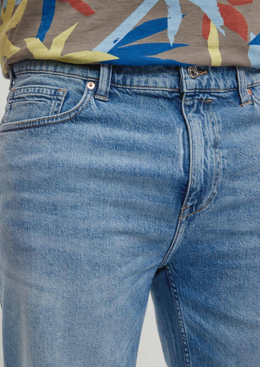 S.Oliver Jeans-Shorts Casby / Relaxed Fit / Mid Rise / Straight Leg