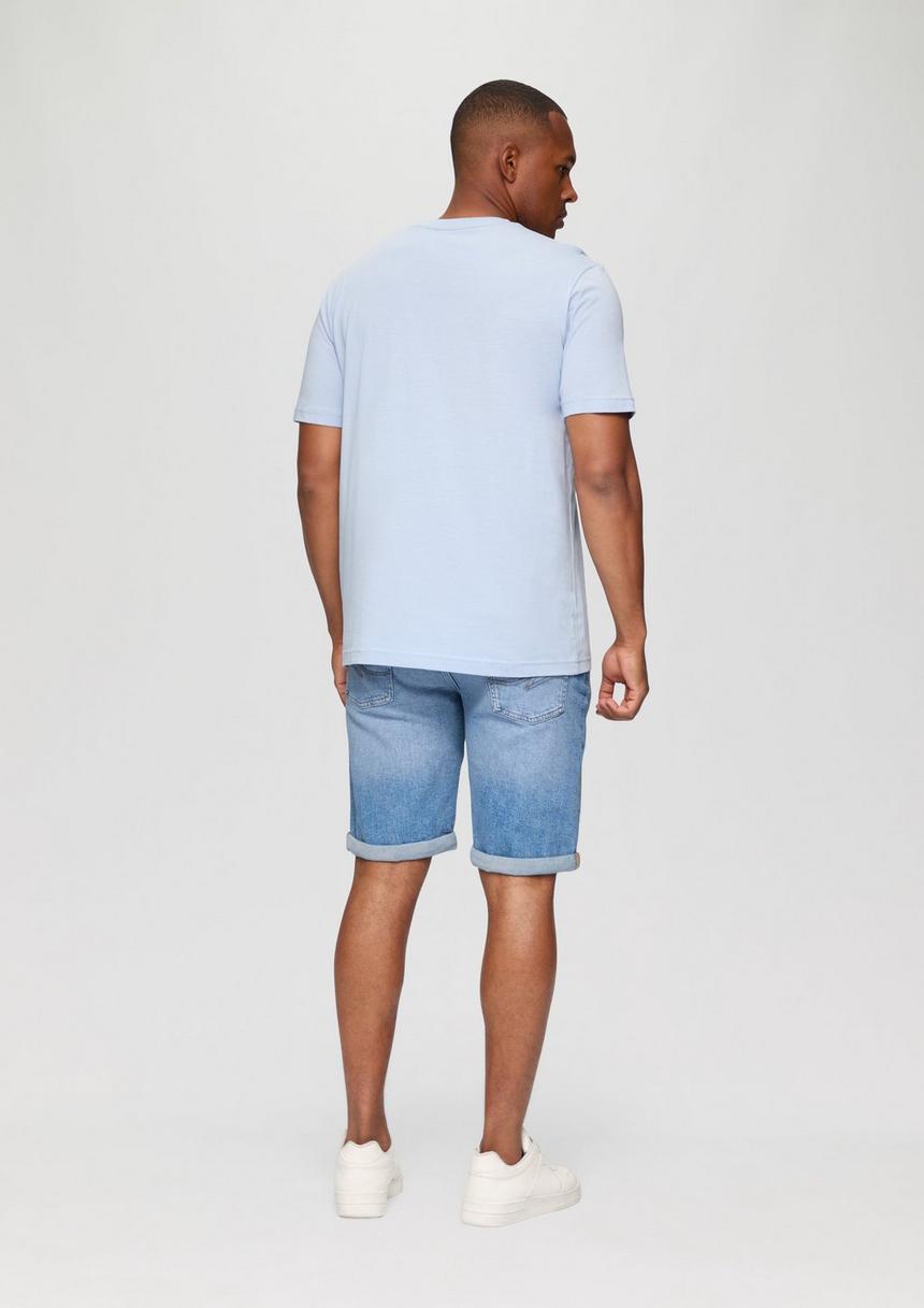 S.Oliver Jeans-Shorts John / Regular Fit / Mid Rise / Fixierter Umschlag Am Bein