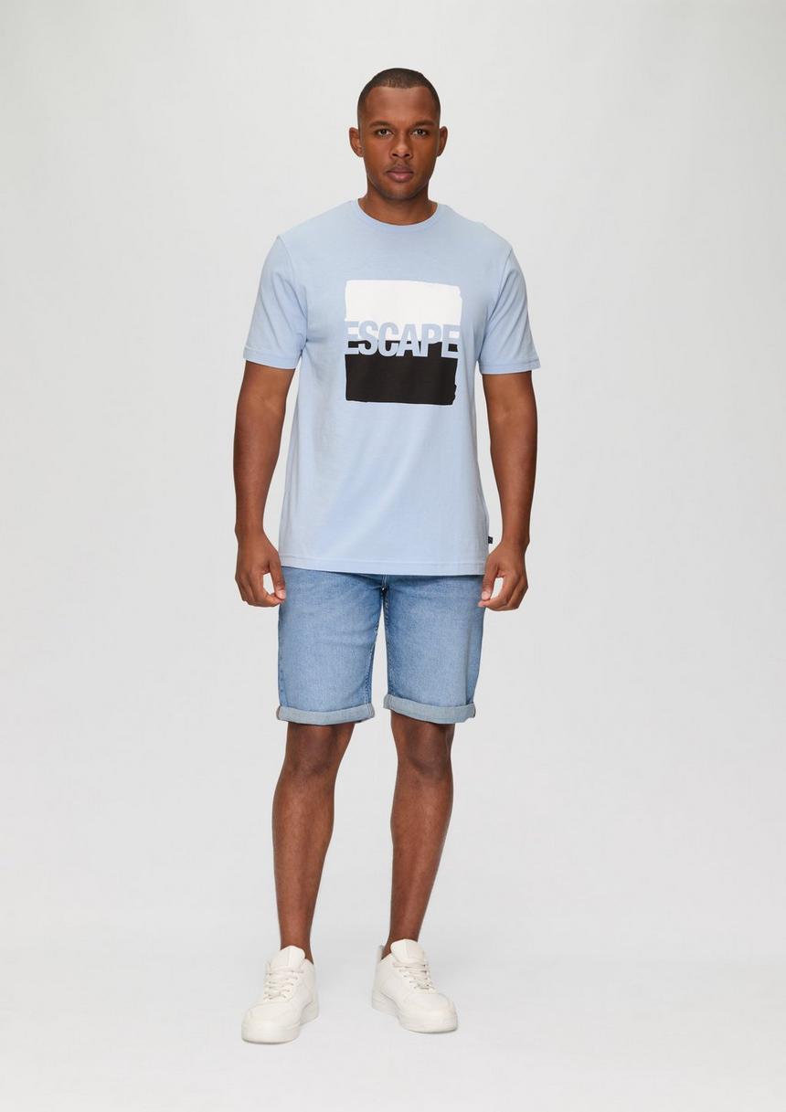 S.Oliver Jeans-Shorts John / Regular Fit / Mid Rise / fixierter Umschlag am Bein