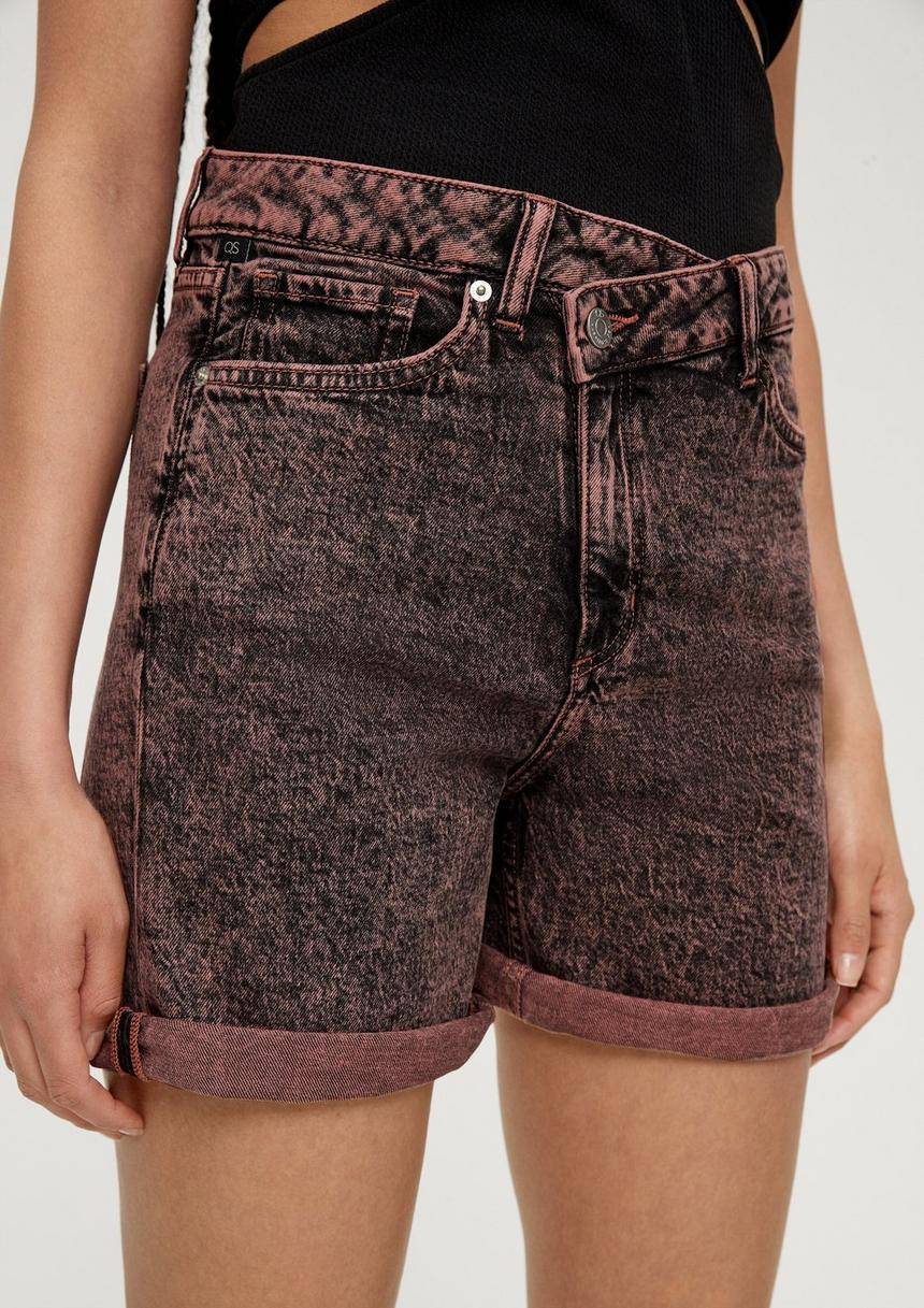 S.Oliver Jeans-Shorts Mom / Relaxed Fit / High Rise / Straight Leg