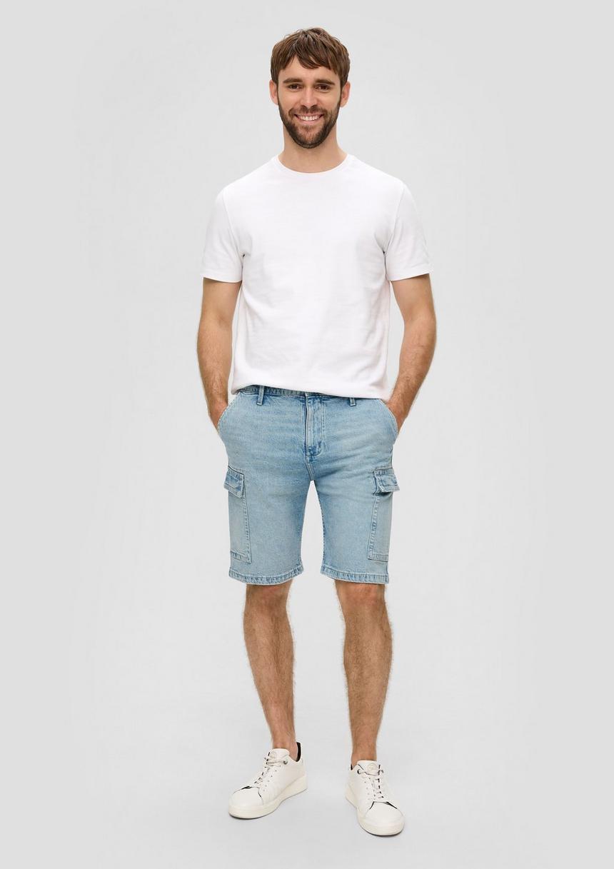 S.Oliver Jeans-Shorts / Regular Fit / High Rise / Straight Leg / Cargotaschen