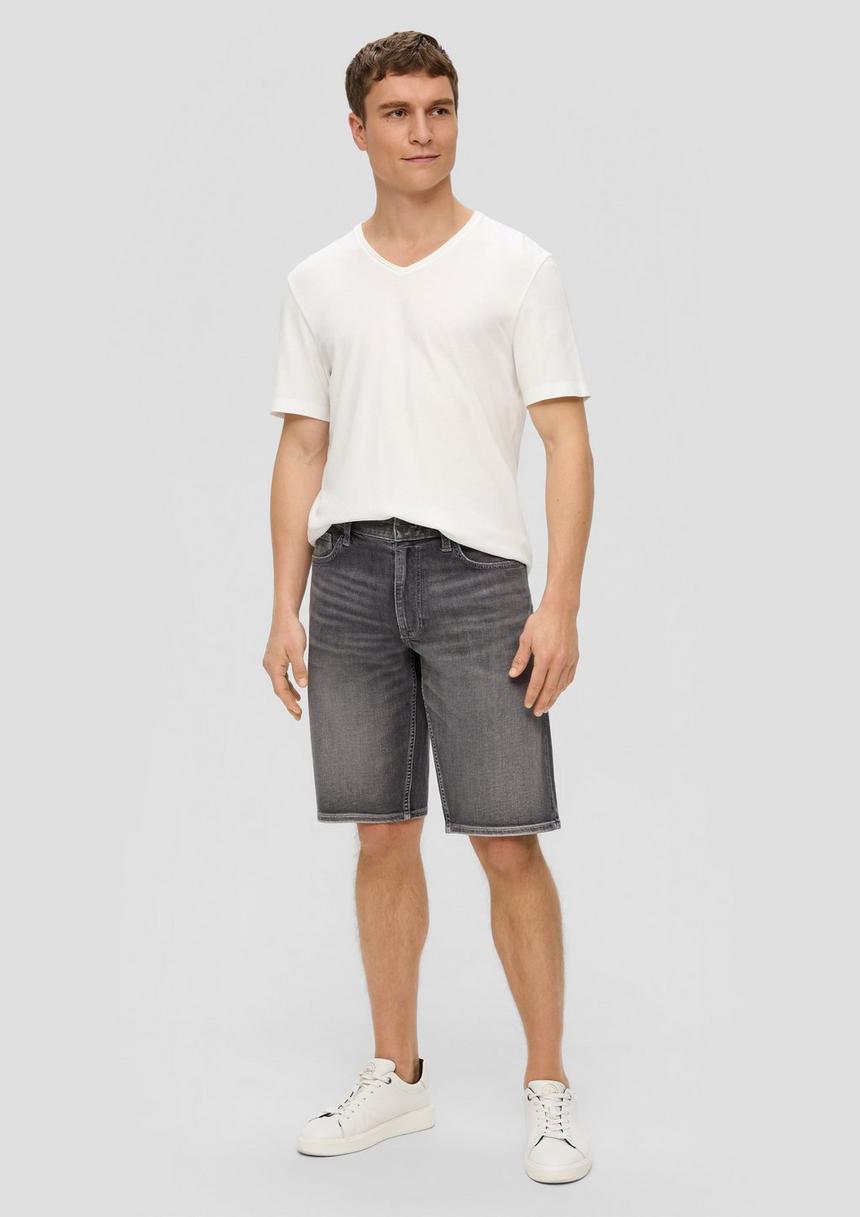 S.Oliver Jeans-Shorts / Regular Fit / Mid Rise / Straight Leg