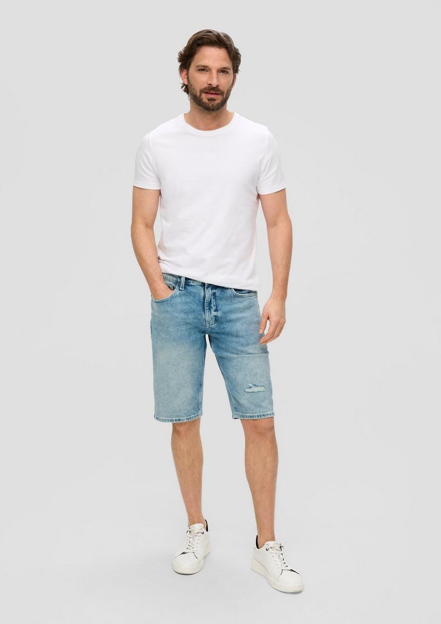 S.Oliver Jeans-Shorts / Regular Fit / Mid Rise / Straight Leg