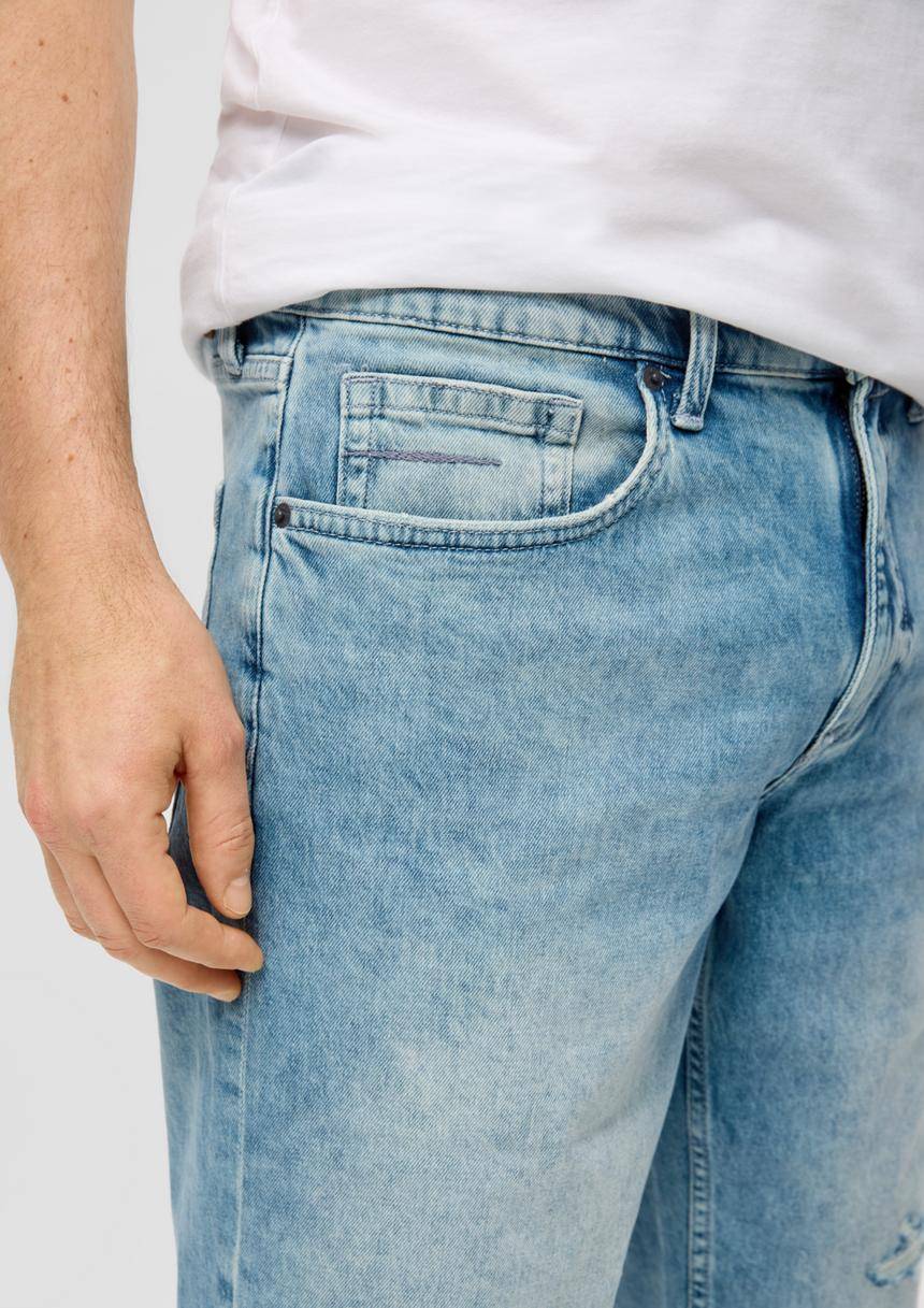 S.Oliver Jeans-Shorts / Regular Fit / Mid Rise / Straight Leg
