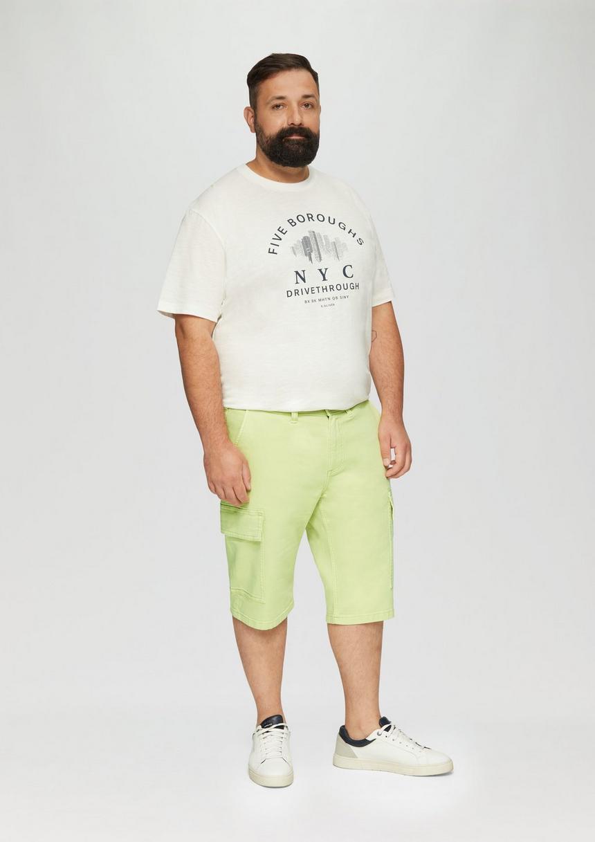 S.Oliver Jeans-Shorts / Relaxed Fit / High Rise / Straight Leg / Cargotaschen