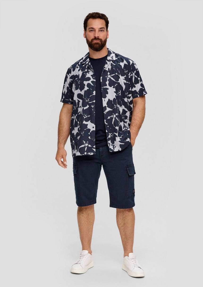 S.Oliver Jeans-Shorts / Relaxed Fit / High Rise / Straight Leg / Cargotaschen