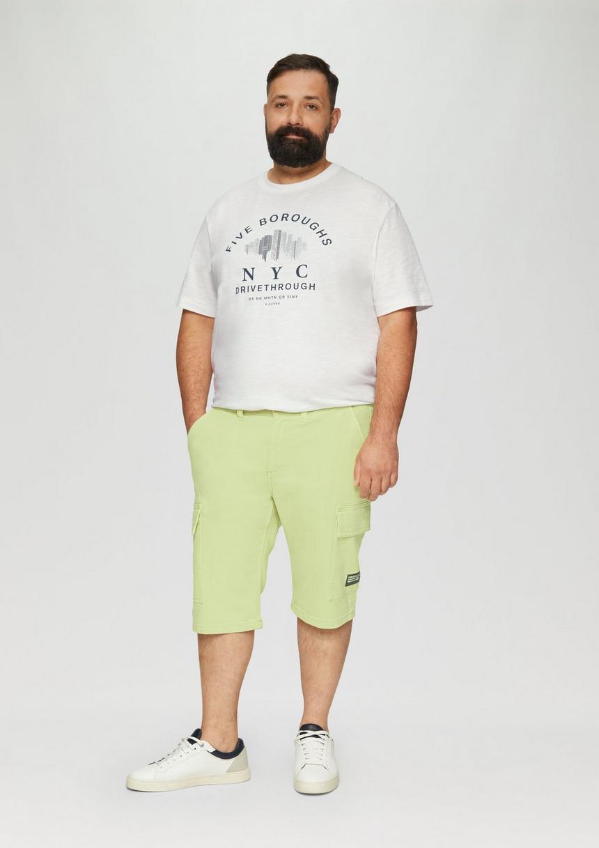 S.Oliver Jeans-Shorts / Relaxed Fit / High Rise / Straight Leg / Cargotaschen