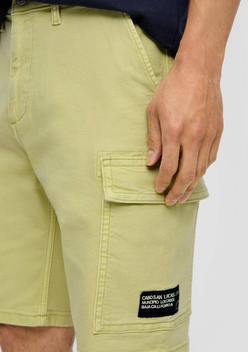 S.Oliver Jeans-Shorts / Straight Leg / High Rise / Cargotaschen