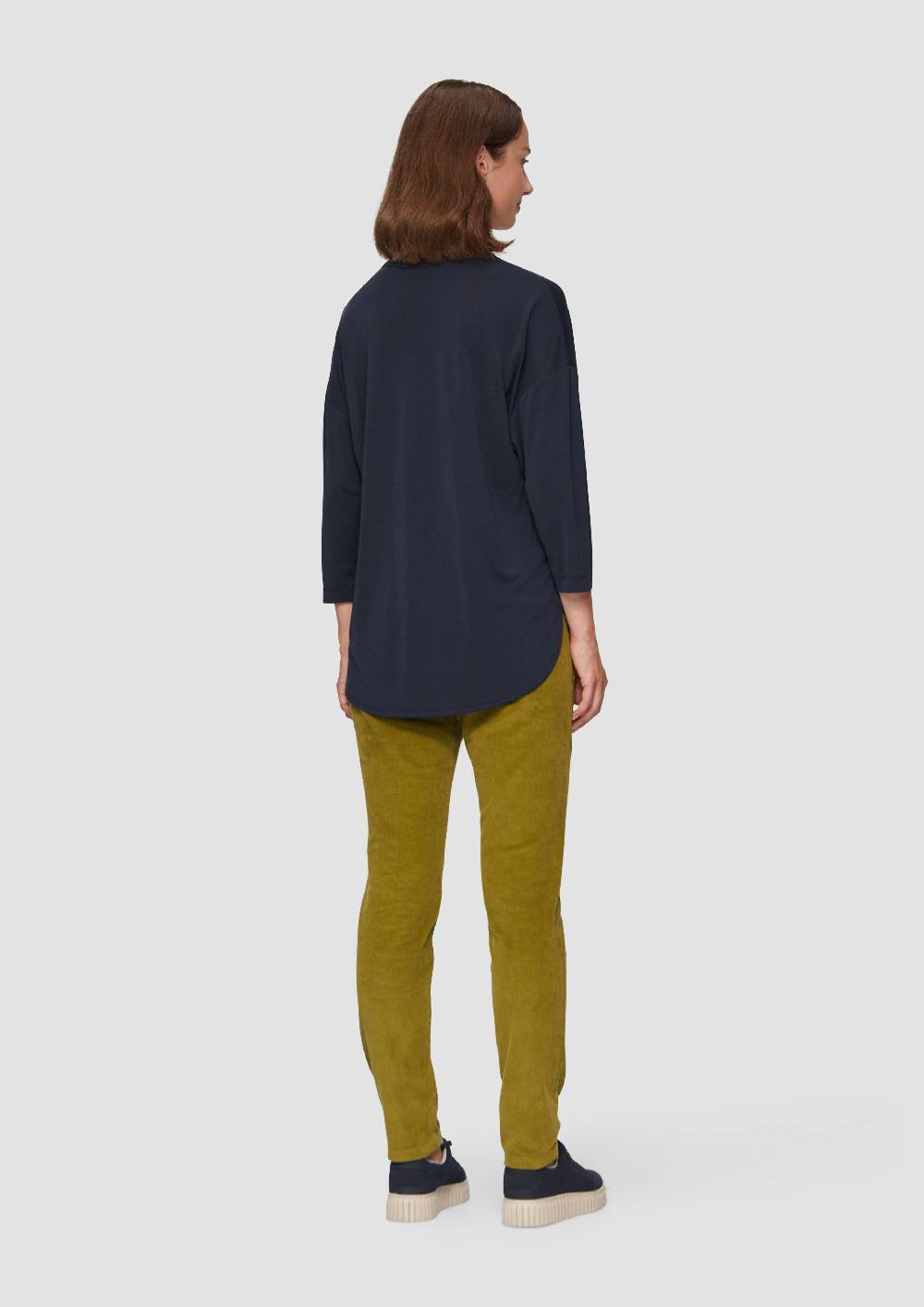 S.Oliver Jersey-Shirt Mit überschnittenen Schultern