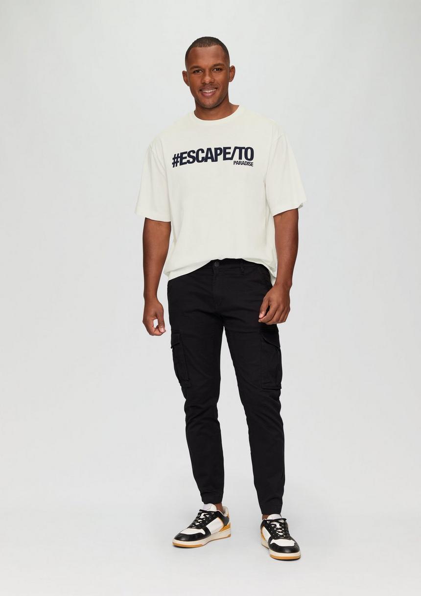 S.Oliver Jerseyshirt Im Loose Fit Mit Front- Und Backprint