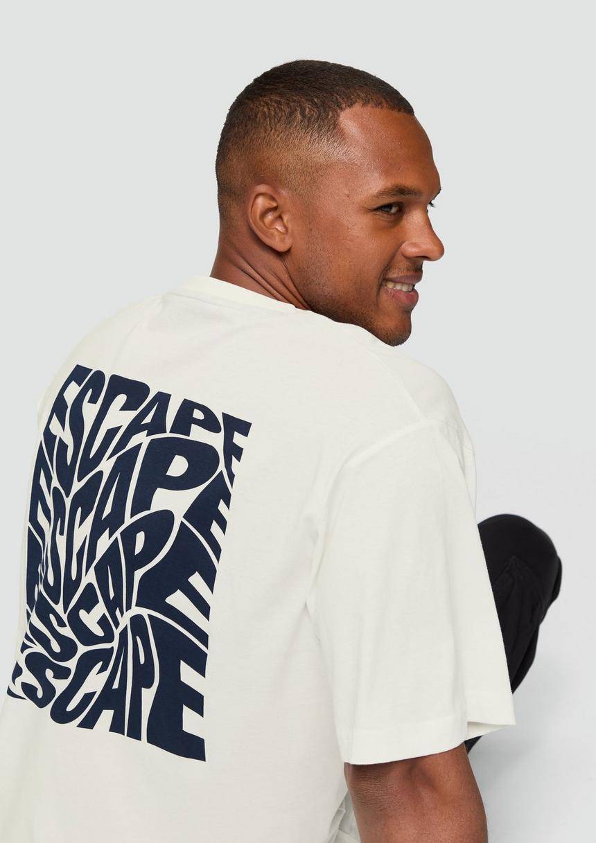 S.Oliver Jerseyshirt Im Loose Fit Mit Front- Und Backprint