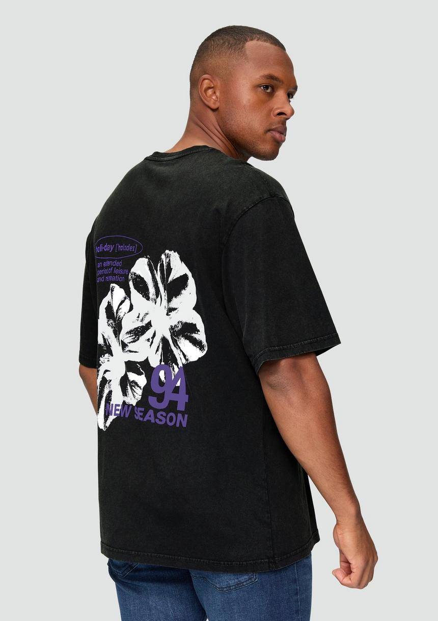 S.Oliver Jerseyshirt Im Loose Fit Mit Front- Und Rückenprint