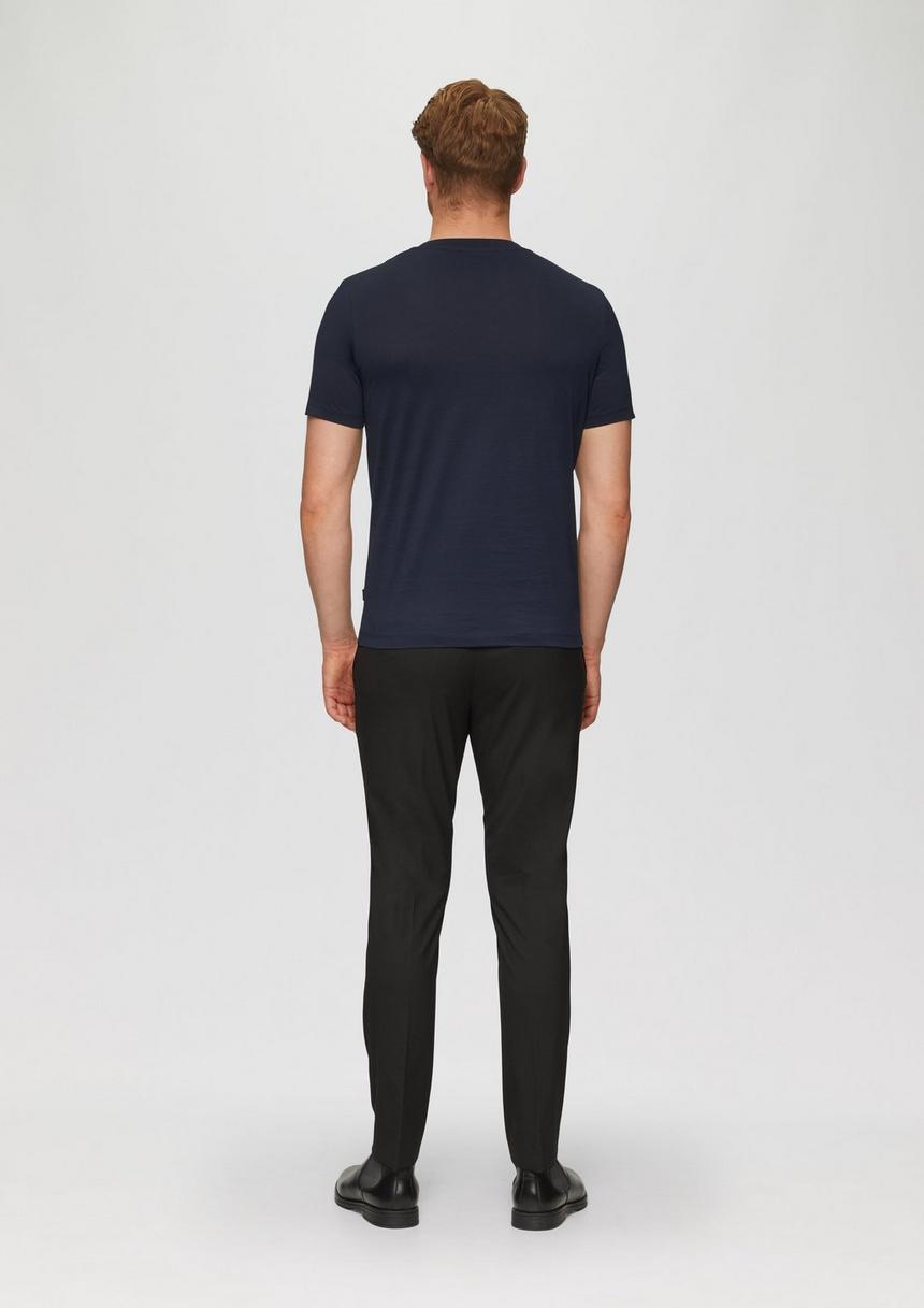 S.Oliver Jerseyshirt Im Slim Fit Aus Merzerisierter Baumwolle