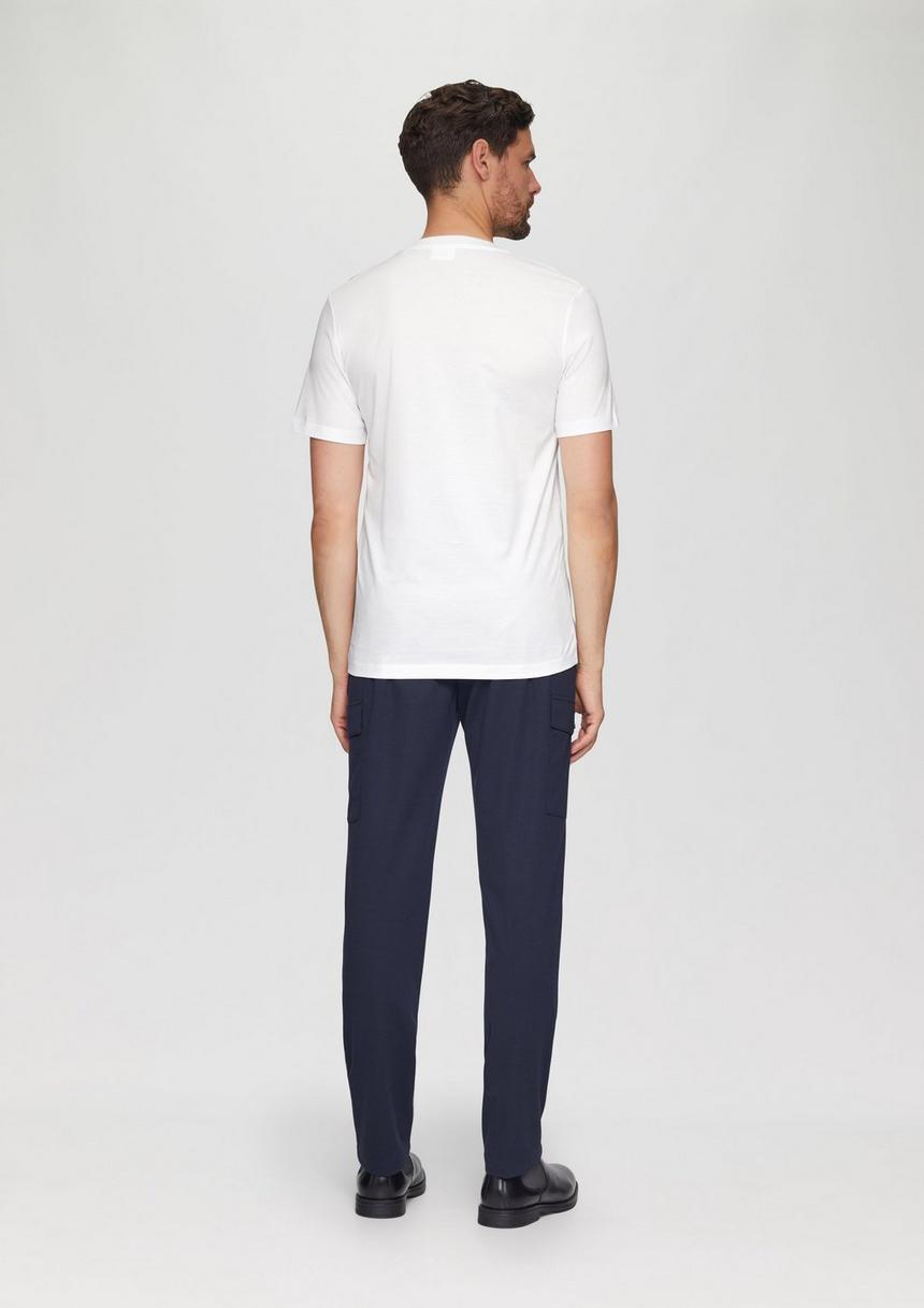 S.Oliver Jerseyshirt Im Slim Fit Aus Merzerisierter Baumwolle