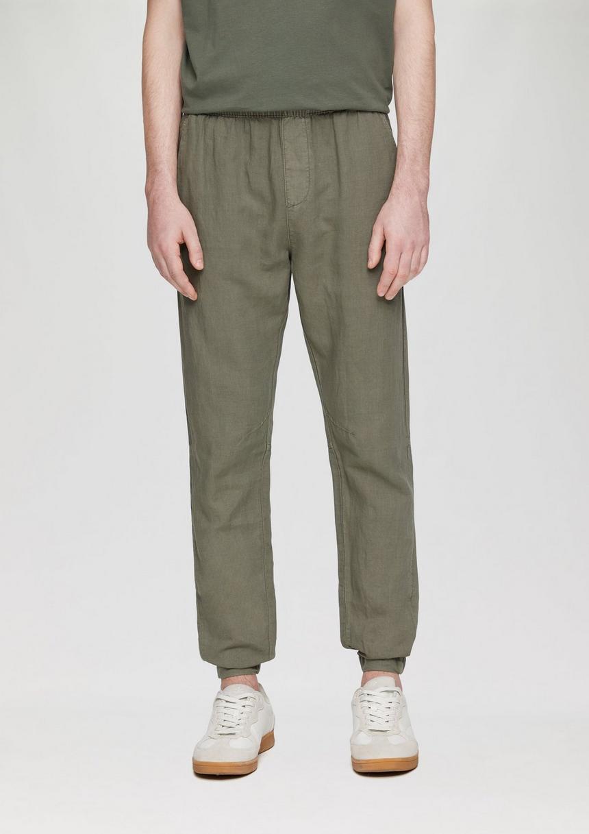 S.Oliver Jogpants Aus Leinenmix Mit Tunnelzug Und Eingrifftaschen