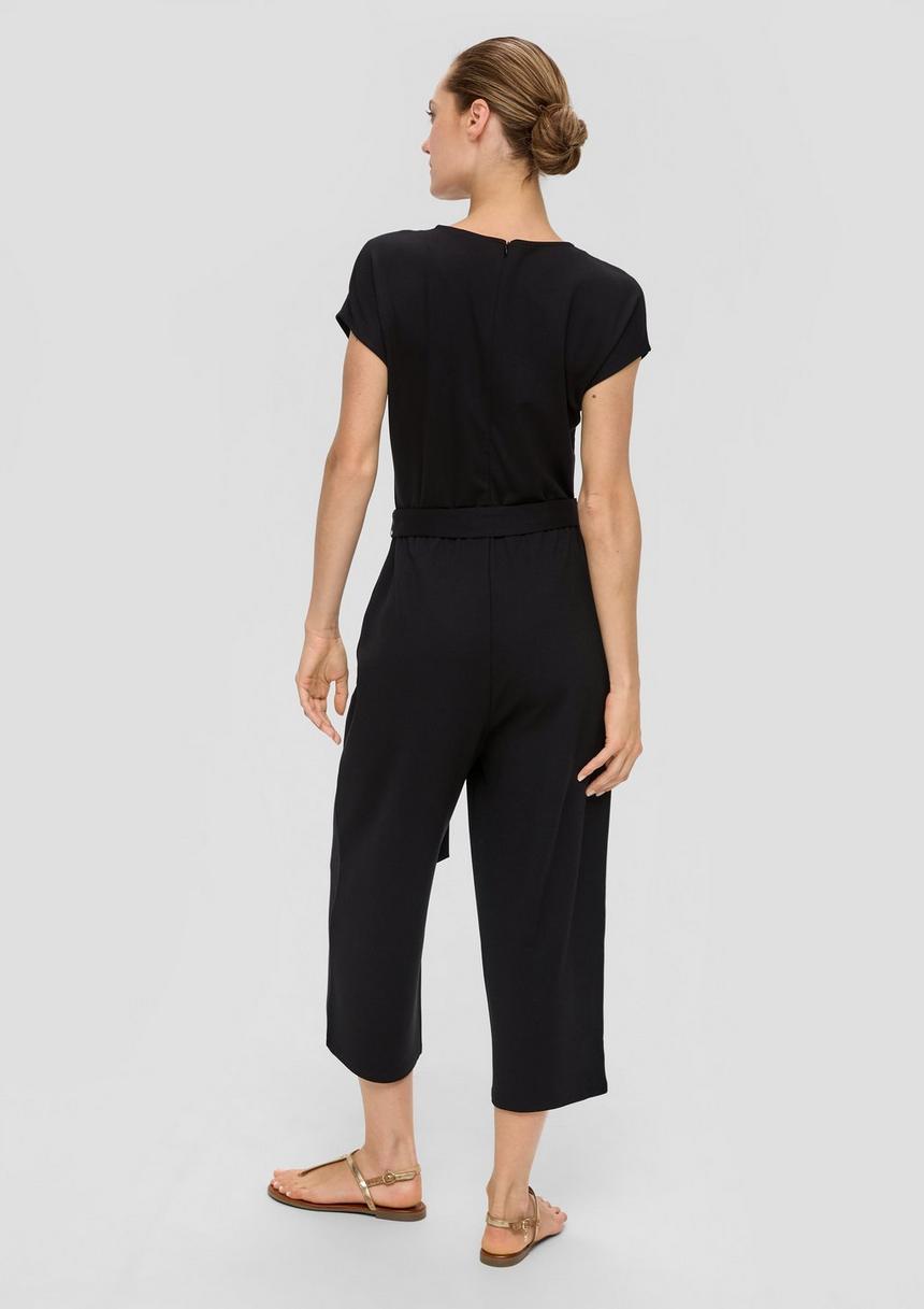 S.Oliver Jumpsuit Aus Interlock-Jersey Mit Elastikbund