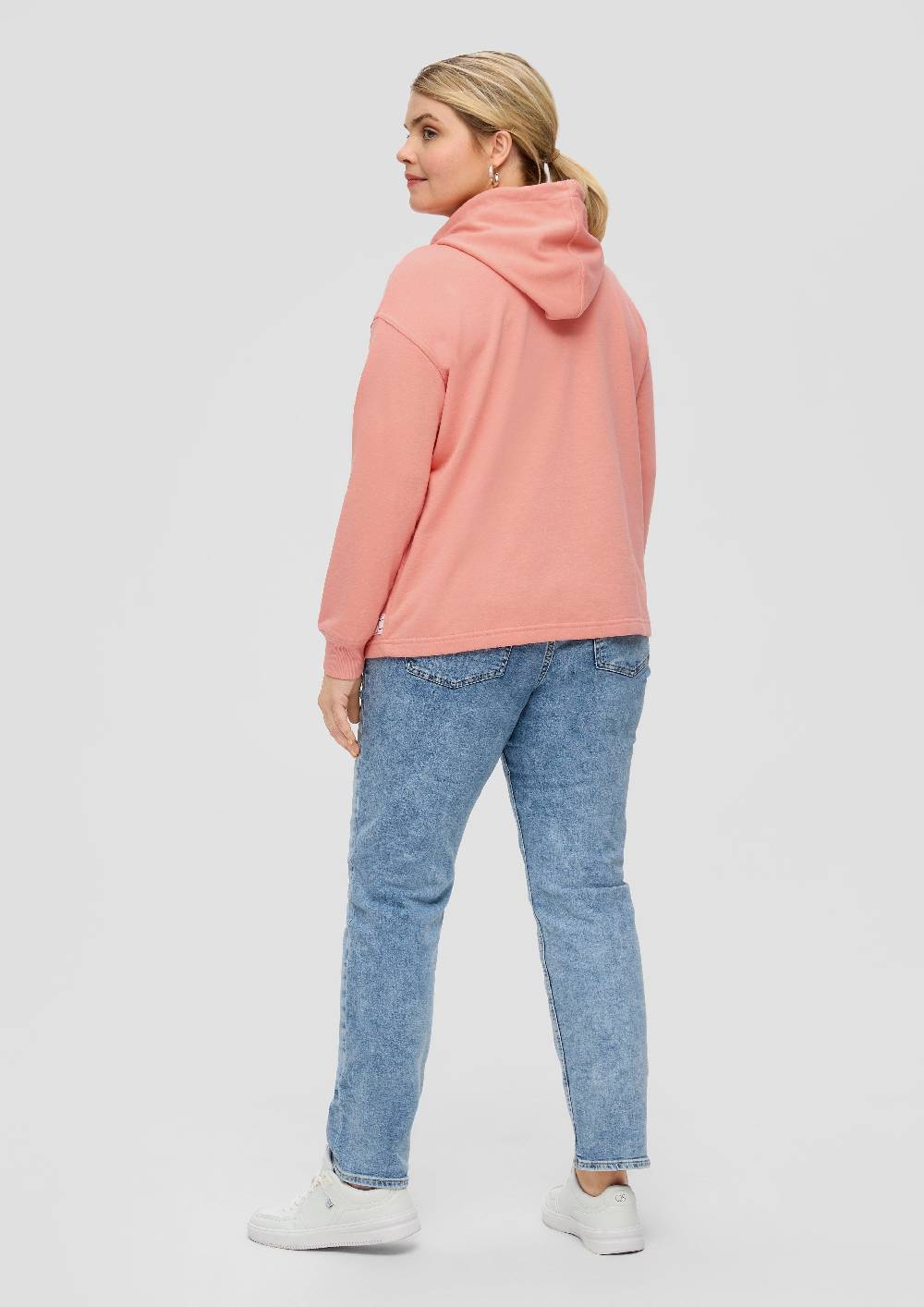 S.Oliver Kapuzensweatshirt Mit überschnittener Schulter