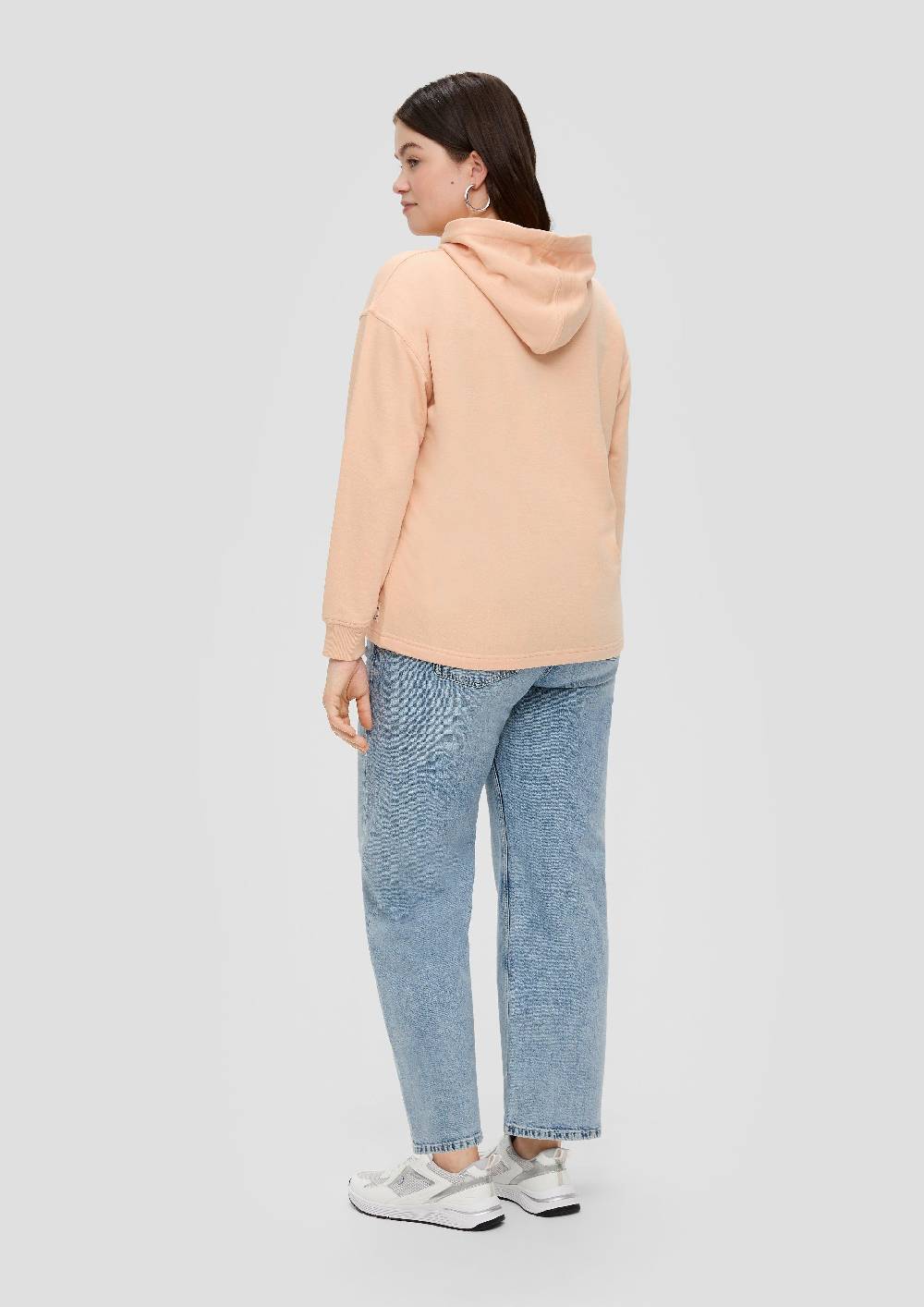 S.Oliver Kapuzensweatshirt Mit überschnittener Schulter