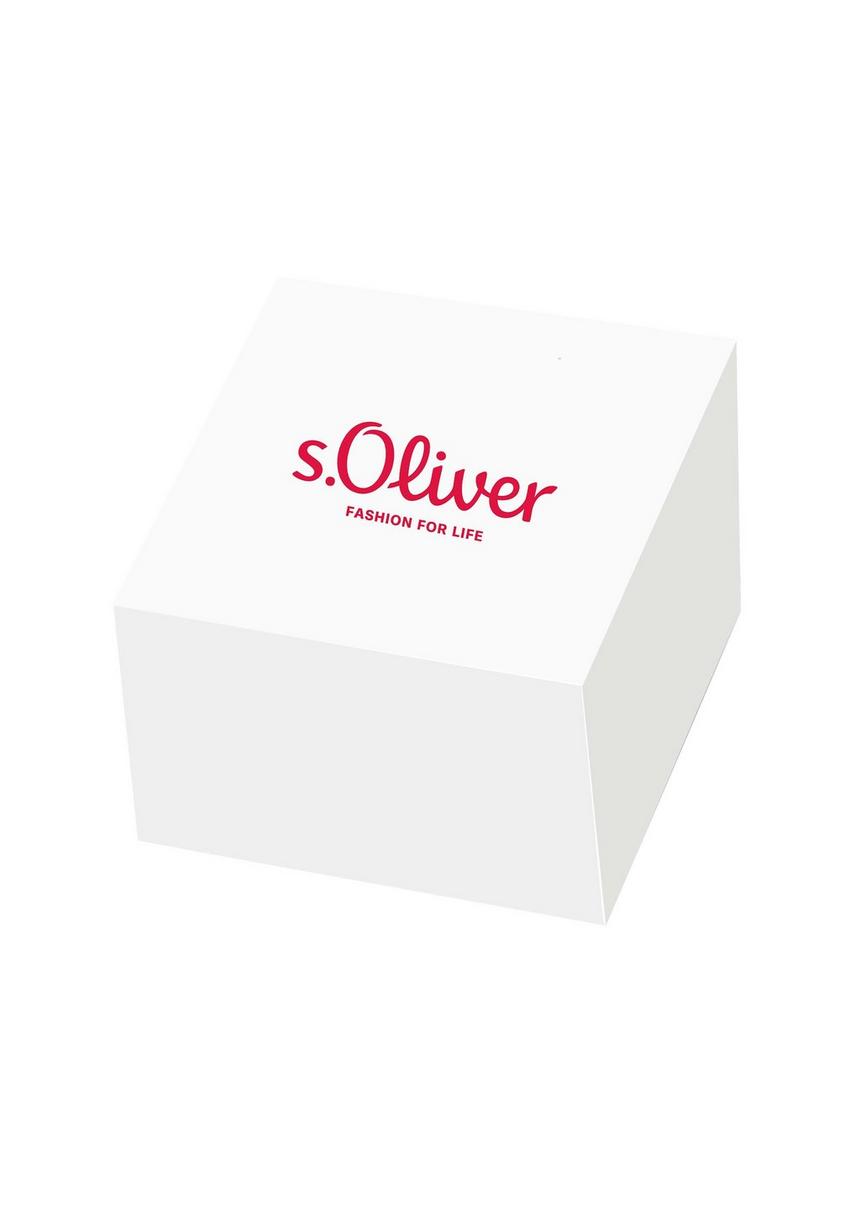 S.Oliver Klassische Edelstahluhr Mit Gliederarmband