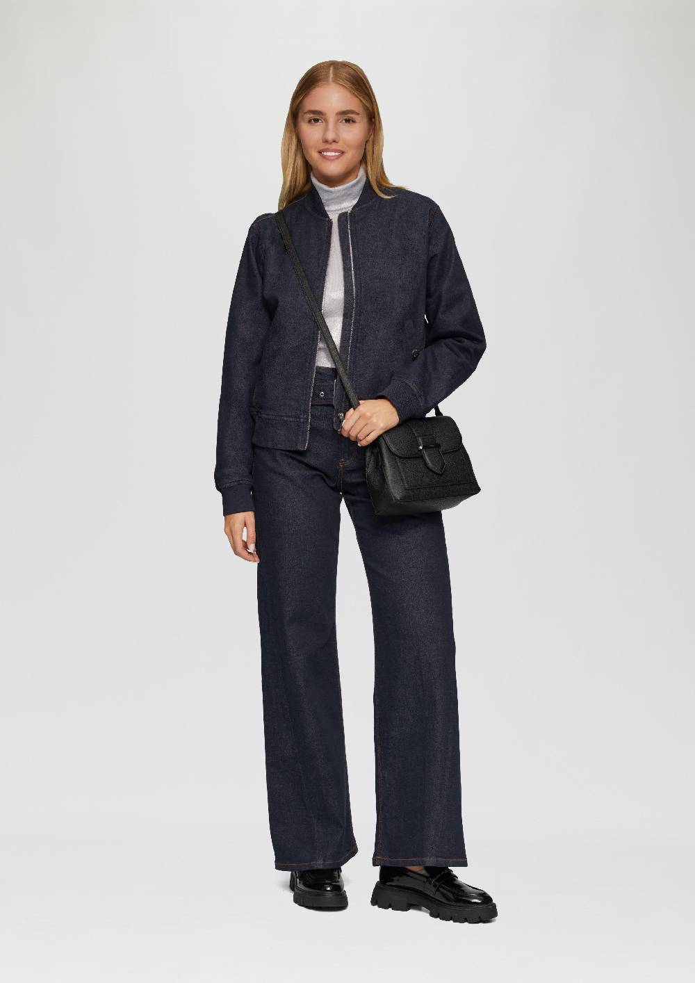 S.Oliver Langarmshirt Mit Silber-Coating Im Slim Fit