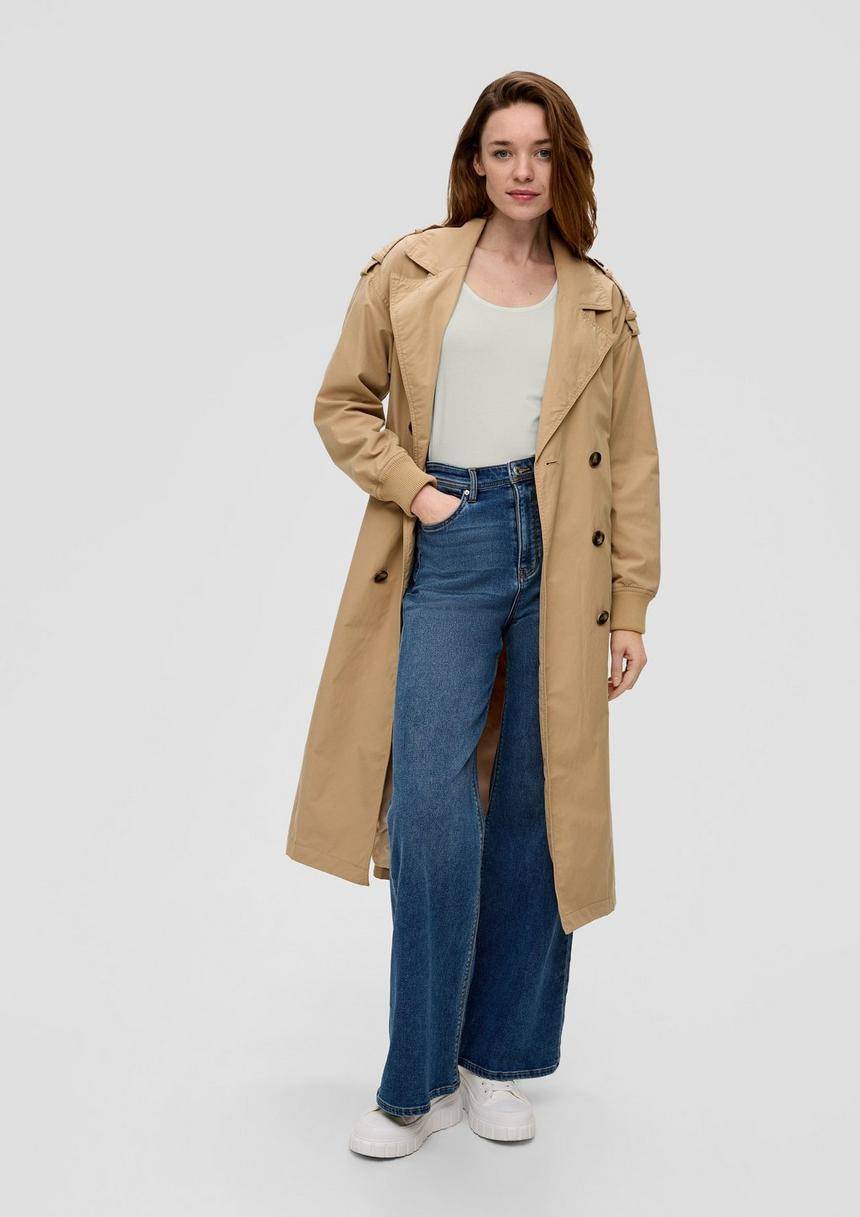 S.Oliver Langarmshirt Mit Tiefem Rundhalsausschnitt