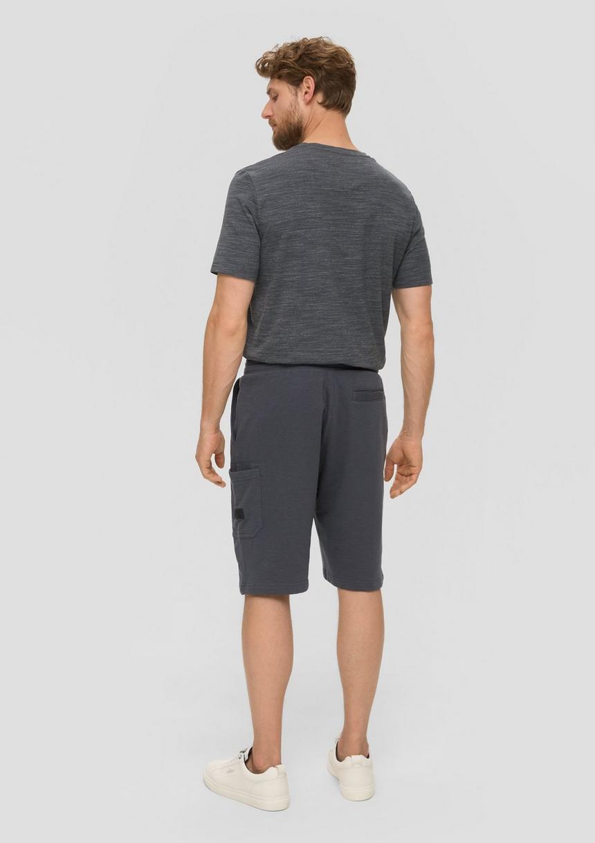 S.Oliver Lässige Sweatshorts Aus Flammgarn Mit Cargotasche